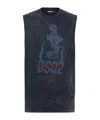 Dsquared2 Caten Bros T-shirt In Black Olives