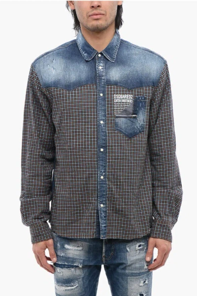 DSQUARED2 CATEN BROTHERS FLANNEL SHIRT