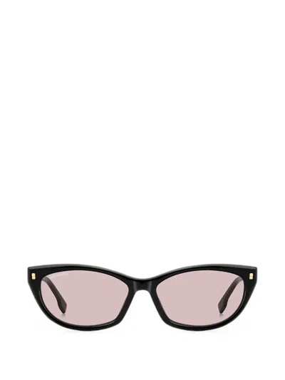 Dsquared2 Cat-eye Frame Sunglasses In Black