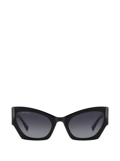 Dsquared2 Cat-eye-frame Sunglasses In Black