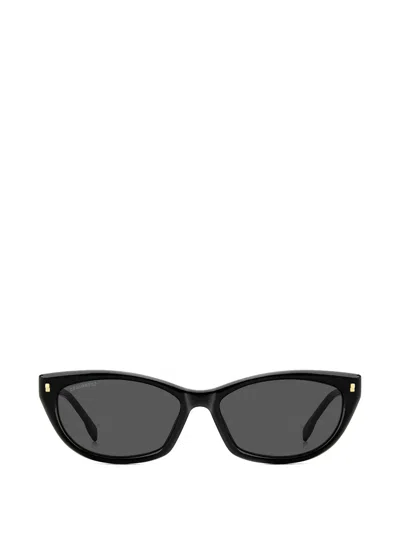 Dsquared2 Cat-eye-frame Sunglasses In Black