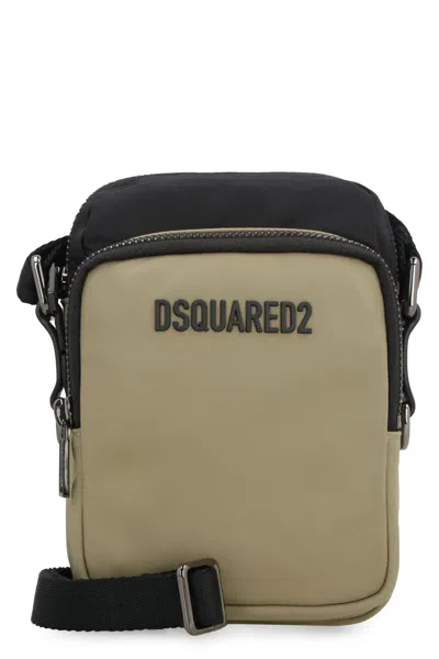 Dsquared2 Logo-plaque Shoulder Bag In Tan