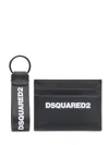 Dsquared2 Cc Holder+key Ring In Black