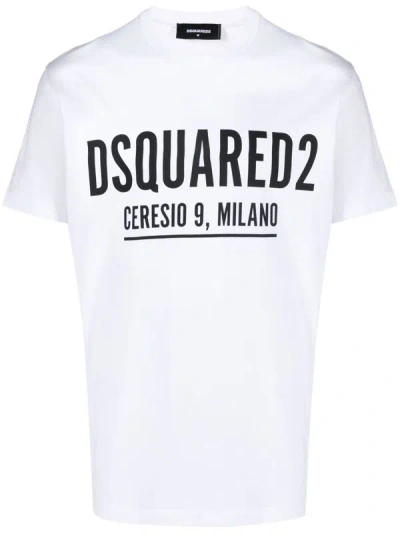Dsquared2 Ceresio 9 Cool Cotton T-shirt In White