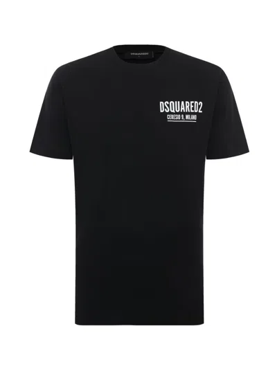 Dsquared2 Ceresio 9 Cool Fit Logo T-shirt In Black