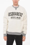 Dsquared2 Ceresio 9 Fleeced-cotton Mike Crewneck Swetshirt With Print