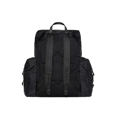 Dsquared2 Ceresio 9 Logo Ripstop Maxi Backpack Black Bags > Backpacks In ["black"]