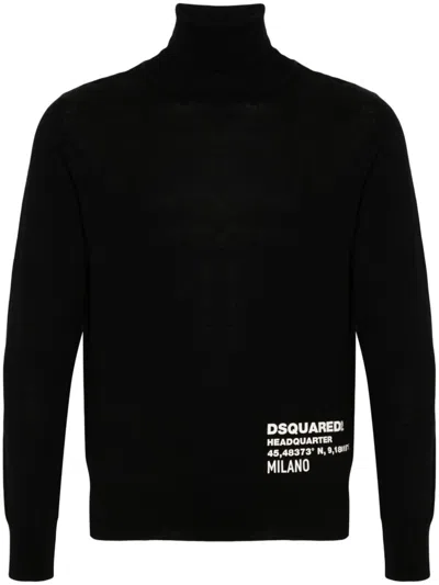 Dsquared2 Ceresio 9 Sweater In Black