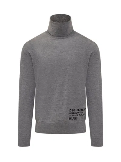 Dsquared2 Jersey Ceresio 9 In Grey