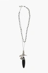 Dsquared2 Chain D2 Surf Necklace With Charm And Beads