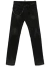 Dsquared2 Chain-detailed Jeans In Black