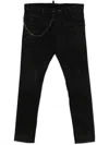 Dsquared2 Chain-detailed Trousers In Black