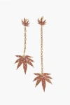 Dsquared2 Chain Maxi Earrins With Rhinestone Pendants