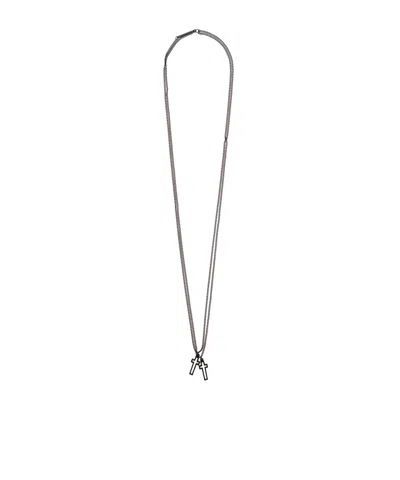 Dsquared2 Chain Necklace In Gray