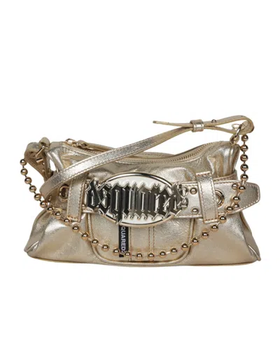 Dsquared2 Chain Shoulder Bag In Nude