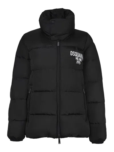 Dsquared2 Jacket Made Of Nylon In Black
