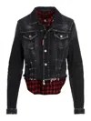 Dsquared2 Checked Jacket In Multicolor