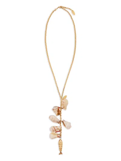 Dsquared2 Charm-detail Necklace In Gold