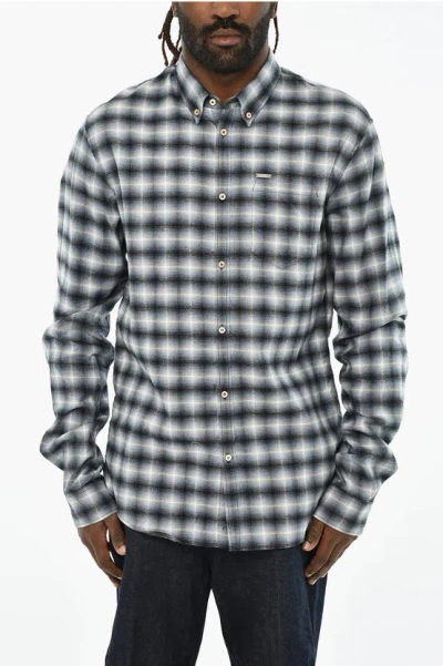 Dsquared2 Check Button Down Shirt Grösse 50 In Multi