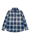 Dsquared2 Check-pattern Pocket Shirt In Blue