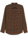 Dsquared2 Check-pattern Shirt In Brown