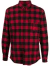 Dsquared2 Shirt With Check Motif And Back Logo In Black
