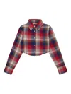 Dsquared2 Check-print Shirt In Blue