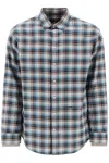 Dsquared2 Dsqua2 Men's Check Shirt With Laye Sleeves In Blue