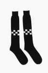 Dsquared2 Checked Cotton Blend Long Socks