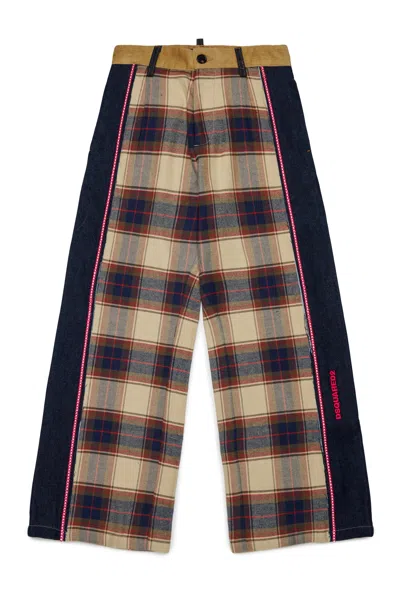 DSQUARED2 CHECKED PANTS