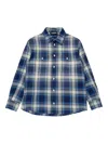Dsquared2 Checked Shirt In Blue