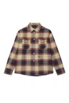 Dsquared2 Check-pattern Logo-plaque Shirt In Brown