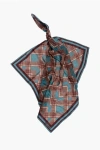Dsquared2 Checked Silk Foulard