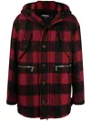 Dsquared2 Checked Single-breasted Coat