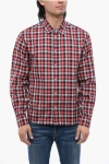 Dsquared2 Checkered Canandian Burbs Shirt With Logo Print