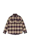 Dsquared2 Check-pattern Button-up Oversized Shirt In Multi