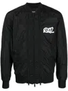 Dsquared2 Chest Logo-print Bomber Jacket In Black