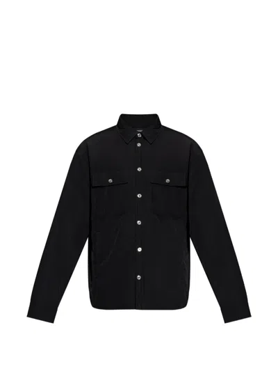 Dsquared2 Chest-pocket Overshirt In Black