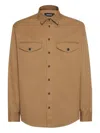 Dsquared2 Chest-pockets Button-up Shirt In Neutral