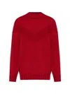 Dsquared2 Chevron-knit Sweater In Multi