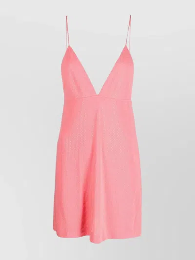 Dsquared2 Chic Mini Dress With Open Back Design In Pink
