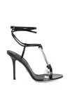Dsquared2 시크 나이트 힐 샌들 In Black