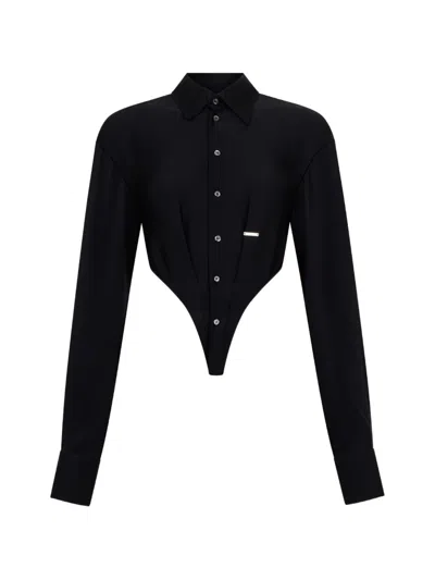 Dsquared2 Chic Night Loop Shirt In Black
