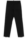 Dsquared2 Cargo Trousers In Cotton And Virgin Wool In 黑色