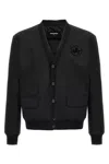 Dsquared2 Stylish V-neckline Cardigan Front Pockets In Black