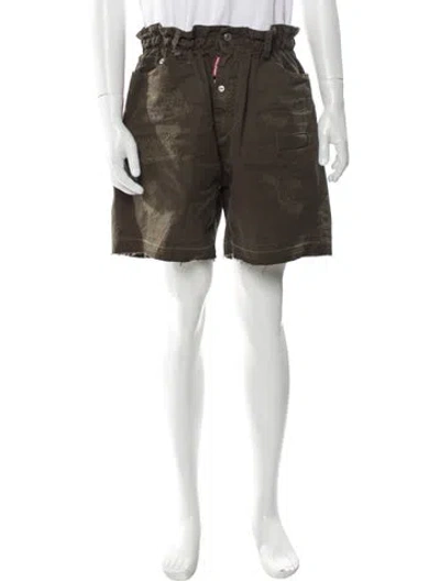Pre-owned Dsquared2 Chino Shorts In Green