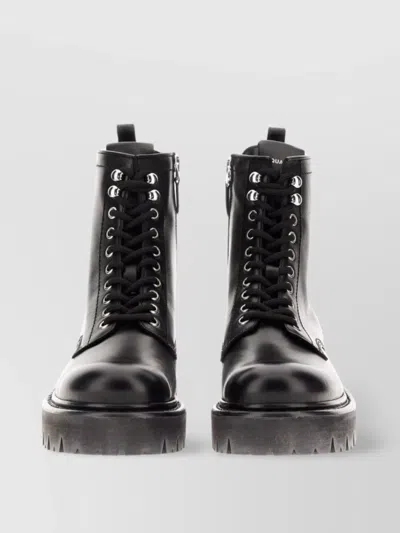 Dsquared2 Chunky Sole Ankle Boot With Pull Tab