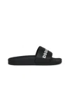 Dsquared2 Logo-print Slides In Black