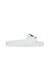 Dsquared2 Maple Leaf Slides In White