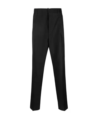 Dsquared2 Cigarette Tailored-cut Trousers In Black